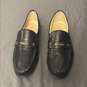 Bally Horse bit Leather Loafers
